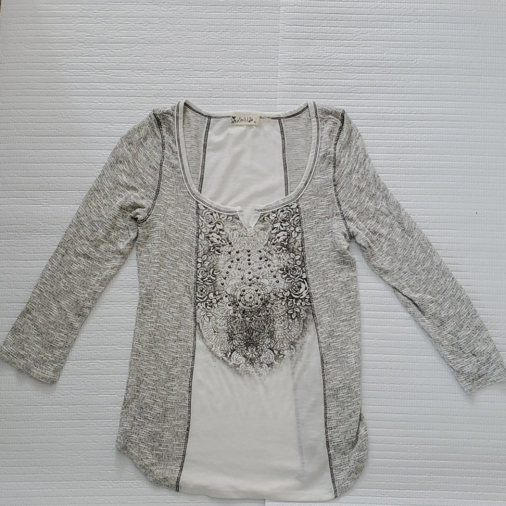 Spoiled rhinestone shirt